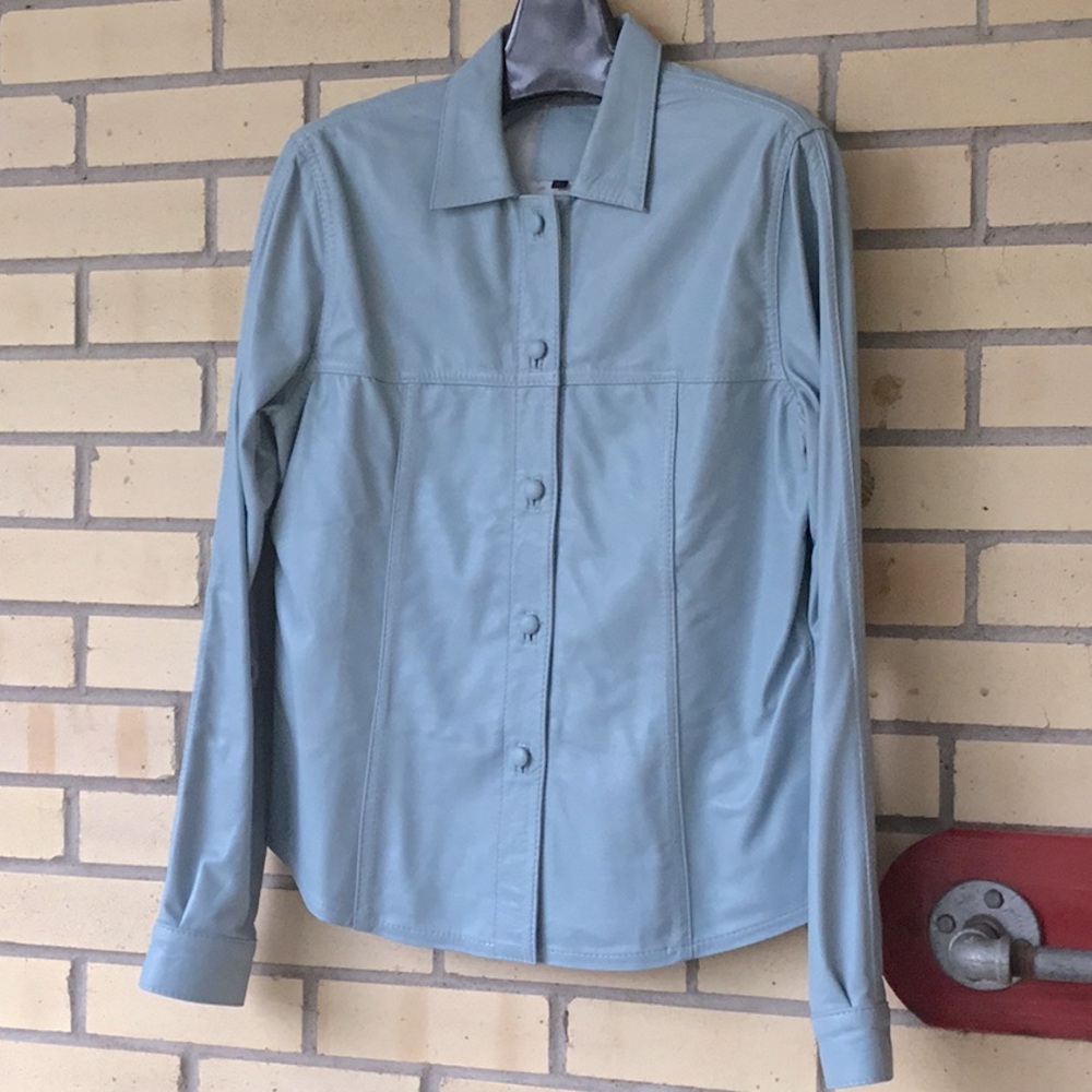 Uru Recoleta Leather Shirt Style Jacket